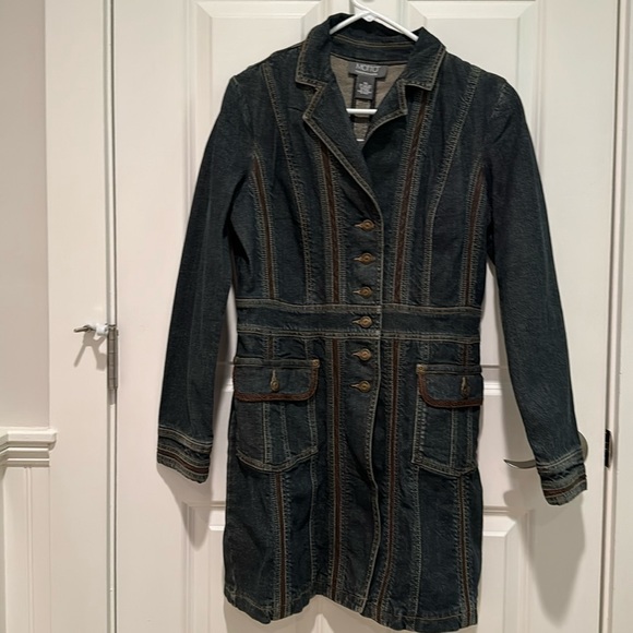 Motto Jackets & Blazers - Motto Denim 3/4 Length Duster Style Jacket Size XS NWT